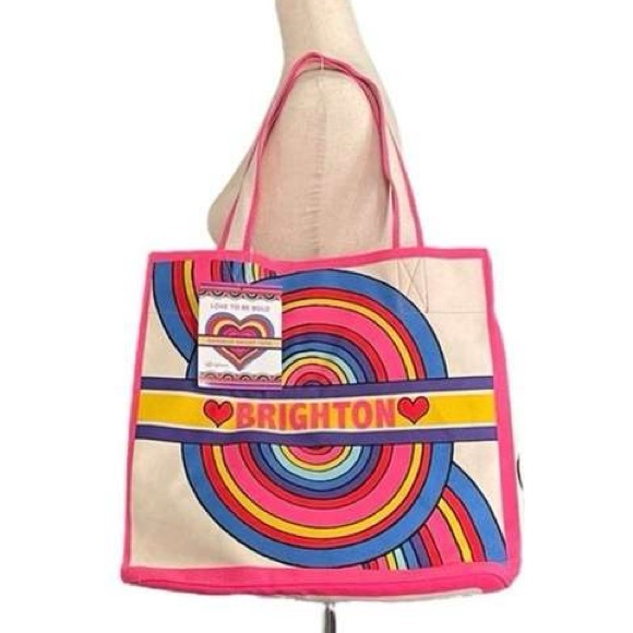 New, Brighton Rainbow Bright Tote bag with artist hand-sketched artwork - Picture 4 of 8